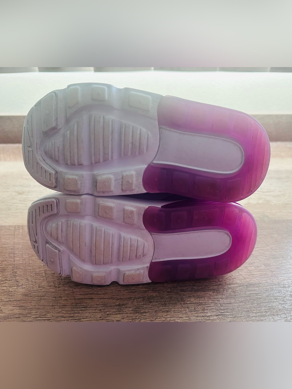 Nike Air Max 270 Kids Purple Athletic Sneakers, Size 9C. - Picture 12 of 15
